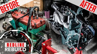 Ford Model A 4cylinder engine rebuild timelapse  Redline Rebuilds  S3E4 [upl. by Yentrac]