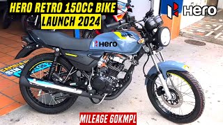 2024 New Hero 150cc Bike Launched💥Classic 150 HeroPriceSpecsFeatures amp MileageBest Hero Bikes [upl. by Nuahsyar]