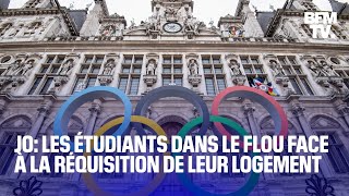 Les étudiants dans le flou face à la réquisition de leur logement Crous pendant les JO de Paris [upl. by Pfosi]