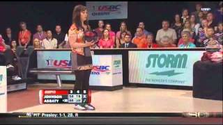 2012 USBC Queens Match 2 Liz Johnson vs Diandra Asbaty [upl. by Lamarre]