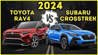 All New 2024 Toyota RAV4 Vs All New 2024 Subaru Crosstrek Which Is The Best Buy [upl. by Noraha627]