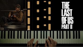 The Last of Us Part II  Joel Playing Guitar at the end Helplessly Hoping Piano Version [upl. by Ssidnac]