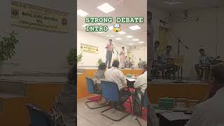 Strong Debate competition 🤯tech shorts trending viral [upl. by Tareyn]