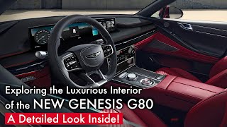 The New GENESIS G80 Exploring the Luxurious Interior A Detailed Look Inside [upl. by Patty]