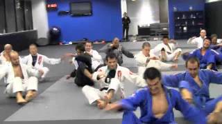 Los Angeles Martial Arts Cobrinha BJJ Butt Scoot Drill [upl. by Ariahs]