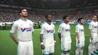 Barcelona  Olympique De Marseille Faces PES 2014  Intro  Relatos de Closs y Niembro [upl. by Gosney]