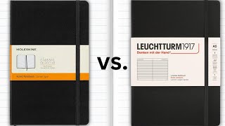 Moleskine vs Leuchtturm1917 Review amp Comparison 2024 [upl. by Arahc154]