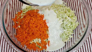 How To Make Coleslaw  Homemade Coleslaw Recipe Easy  KFC Style Coleslaw [upl. by Crutcher]