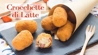 Crocchette di Latte  Ricetta Tipica della Rosticceria Siciliana  55Winston55 [upl. by Claribel]