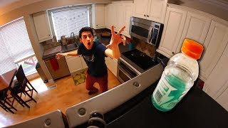 ULTIMATE HOUSE BOTTLE FLIPPING 3 Mini Bottles [upl. by Fransisco]