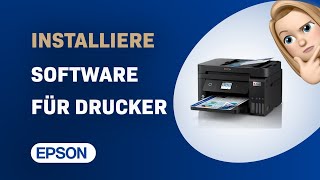 Wie installiert man die Software für den Epson EcoTank ET4850 Drucker [upl. by Haroppiz]