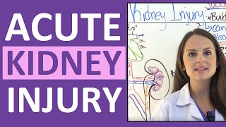 Acute Kidney Injury Acute Renal Failure Nursing NCLEX Review Management Stages Pathophysiology [upl. by Dnomyad210]