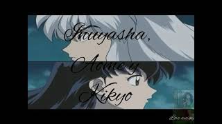 Inuyasha Aome y kikyo amv Darkside [upl. by Inneg]