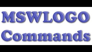 MSWLOGO Commands [upl. by Eat]