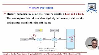 L  16  Unit  4  Memory Management Requirements  Operating Systems [upl. by Arbas639]