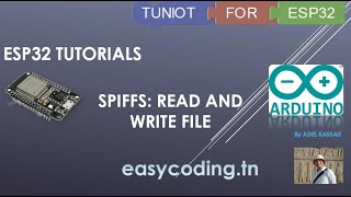 ESP32 A20 SPIFFS Read and Write file [upl. by Drazze]