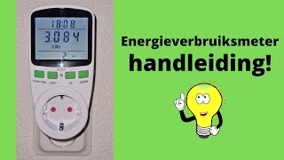 Energieverbruiksmeter handleiding [upl. by Conway47]