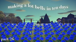 making bells during ten days part 26  animal crossing new horizons [upl. by Elinnet]