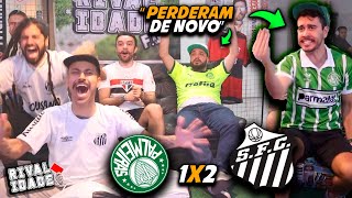 React Palmeiras 1x2 Santos  Melhores momentos  Gols  Brasileirão [upl. by Terti]