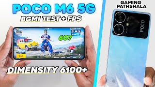 Poco M6 5G BGMI Test with FPS Meter🔥Heating Gyro amp Battery Drain🔋 [upl. by Edra]