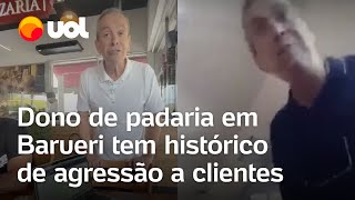 Dono de padaria que ameaçou cliente de morte já tinha ofendido outra pessoa em 2018 veja vídeo [upl. by Macey]