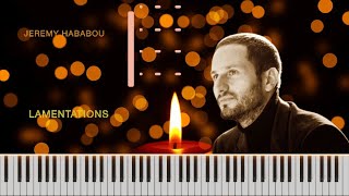 Jeremy Hababou  Lamentations piano tutorial [upl. by Lawler372]