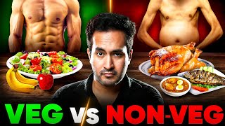 VEG vs NON VEG  Who is STRONGER amp will LIVE MORE [upl. by Edrahs508]