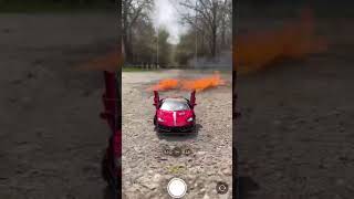 Jai mis le feu à une limborghini 😱🔥 reels youtubeshorts lamborghini trending fire car360p [upl. by Apps]