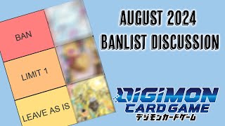 My Thoughts about the August 2024 Digimon Banlist [upl. by Graham]