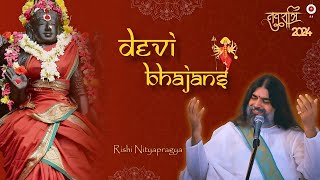 Devi Bhajans by Rishi Nityapragya  Art of Living Bhajans  Navratri 2024 Special [upl. by Aryc]