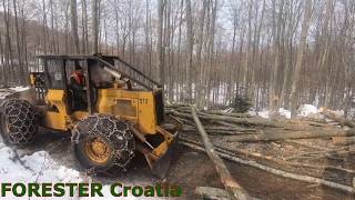 Forestry Tractors Cat 518 LKT 81 Ecotrac120V newold Timberjack 240C [upl. by Sikras]