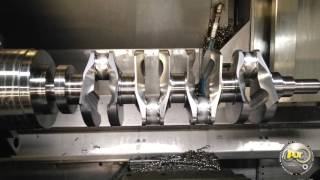 PAR Billet Crank Shaft Machining [upl. by Armbruster349]