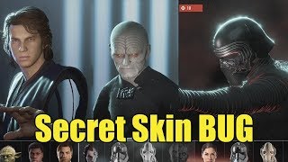 SECRET SKINS for MOST Characters on Battlefront II Secret Skins BUG [upl. by Wilkey901]