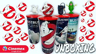 GHOSTBUSTERS AFTERLIFE Los VASOS de CINEMEX [upl. by Odnomyar]