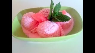 Receta Como Hacer Helado Casero De Sandia  Silvana Cocina Y Manualidades [upl. by Teece]