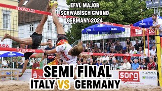 EFVL Major Gmünd 2024 Mens Semi Final Italy vs Germany [upl. by Adalie]