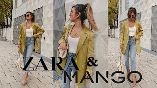 ZARA amp MANGO AUTUMN HAUL 🍂October 2019 [upl. by Landrum]