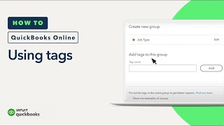 How to use tags in QuickBooks Online [upl. by Gilcrest]