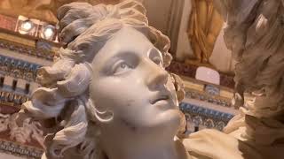 Apollo and Daphne at the Borghese Museum  Rome Italy  ECTV [upl. by Grefe]