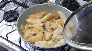 FILÉ DE FRANGO AO MOLHO BRANCO  RECEITAS DA CRIS [upl. by Fernandez]