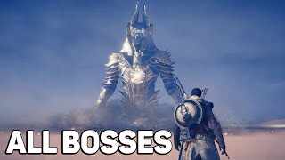 Assassins Creed Origins Curse of The Pharaohs DLC  All Pharaoh Boss Fight amp Ending [upl. by Dyann]