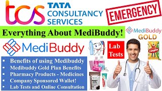 TCS Medibuddy 2022  Medibuddy Gold Plan  Cashless Medicines Lab Tests Online Consultation claim [upl. by Harvie]