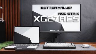 ROG Strix XG27ACS Review  New Bang for the Buck 1440p Gaming Monitor [upl. by Ripleigh]