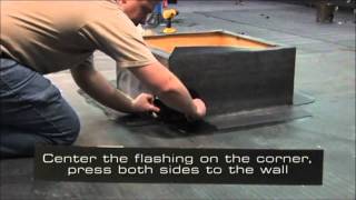 Rubber Roofing EPDM  Outside Corner Flashing [upl. by Ednalrym]