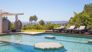 Spacious luxury property with sea views and views to Ibiza Town  Luxury Villas Ibiza [upl. by Desmond]