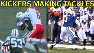 Kickers Making Tackles  NFL Highlights [upl. by Nigen]