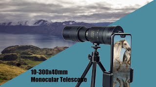 10300x40mm Monocular Telescope 1475km [upl. by Boulanger902]