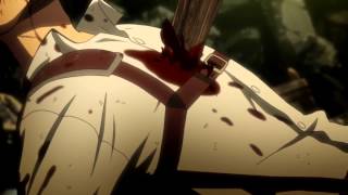 【進撃の巨人】Shingeki no Kyojin HD EPISODE 24  Eren Titan Transformation vs Annie Scene エレンの戦いの女性の巨人 [upl. by Ahidam324]