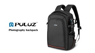 PULUZ Waterproof Scratchproof Dual Shoulders Backpack [upl. by Marteena]