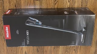 Unboxing our new Miele Triflex HX1 vacuum cleaner  already loving it [upl. by Skilken]